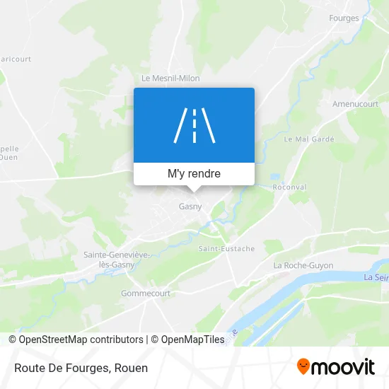 Route De Fourges plan