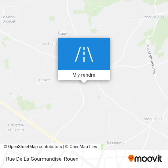 Rue De La Gourmandise plan