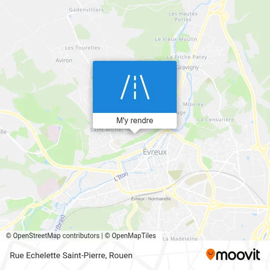 Rue Echelette Saint-Pierre plan