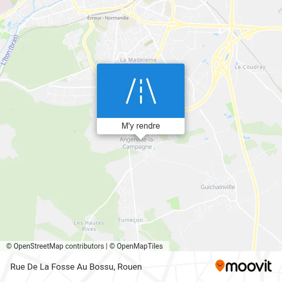 Rue De La Fosse Au Bossu plan