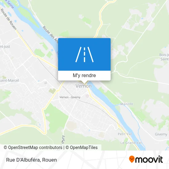Rue D'Albuféra plan