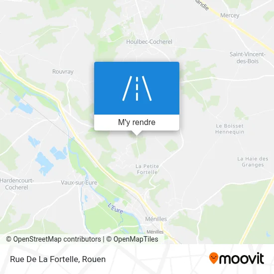 Rue De La Fortelle plan