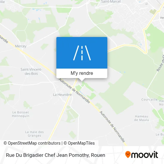 Rue Du Brigadier Chef Jean Pomothy plan