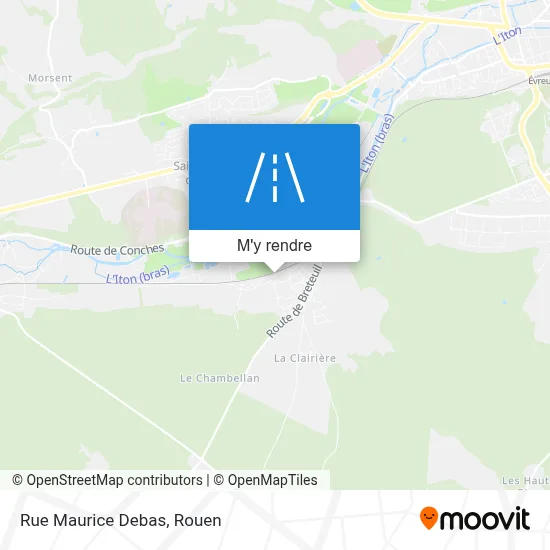 Rue Maurice Debas plan