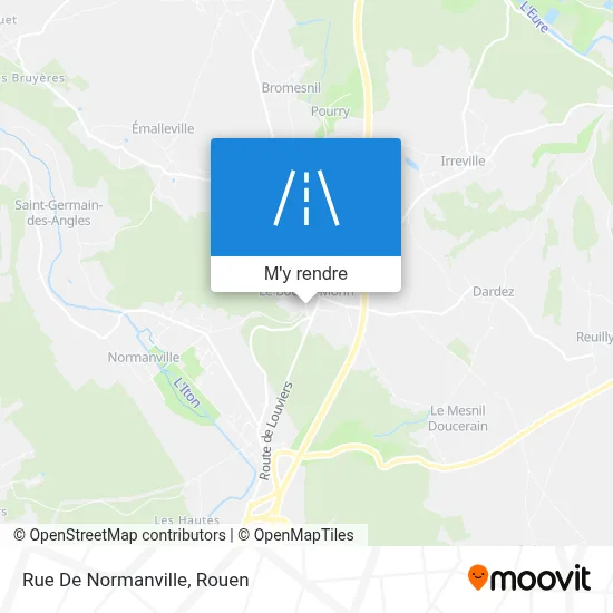 Rue De Normanville plan