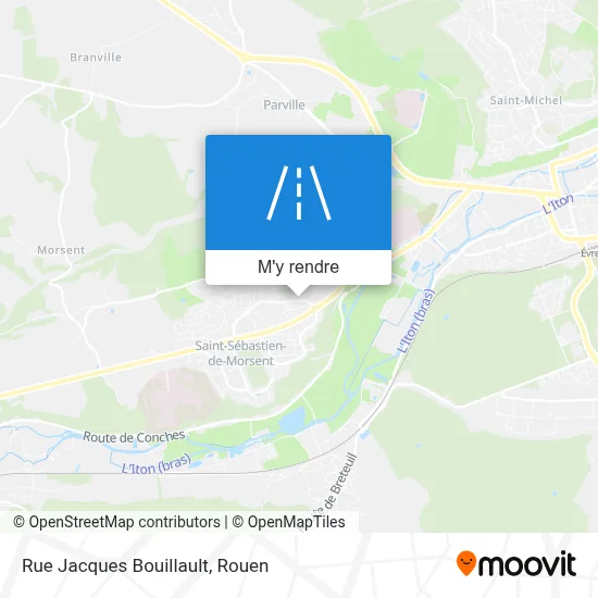 Rue Jacques Bouillault plan
