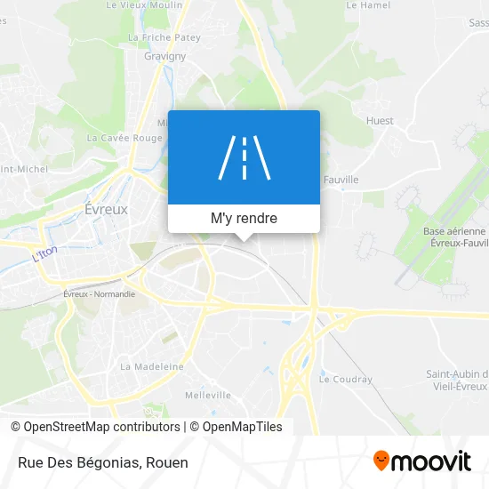 Rue Des Bégonias plan