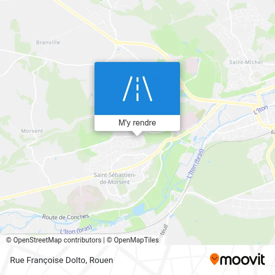 Rue Françoise Dolto plan