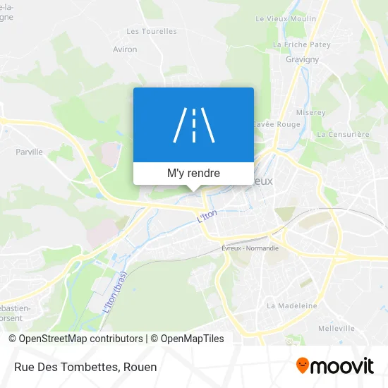 Rue Des Tombettes plan