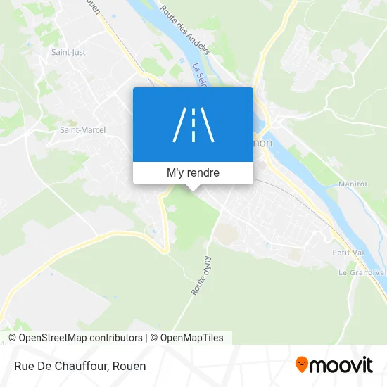 Rue De Chauffour plan