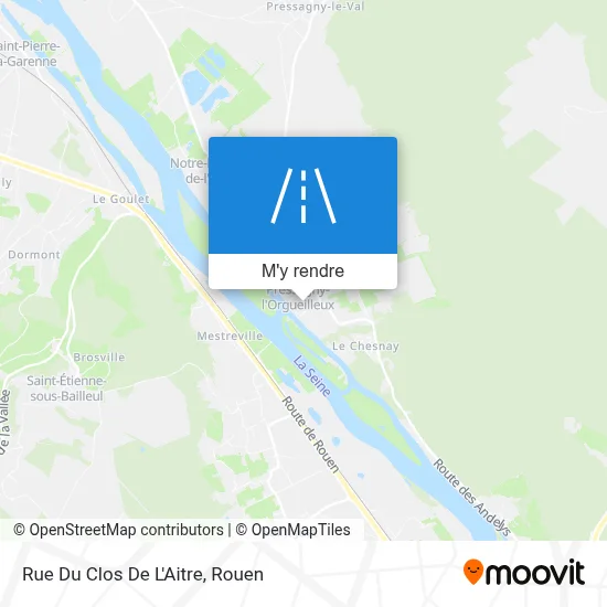 Rue Du Clos De L'Aitre plan