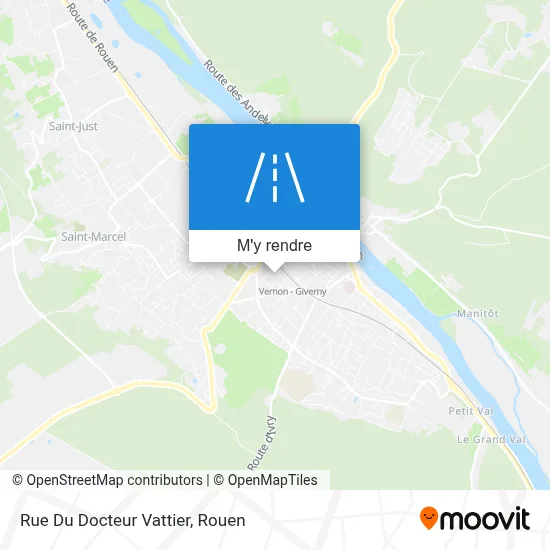Rue Du Docteur Vattier plan