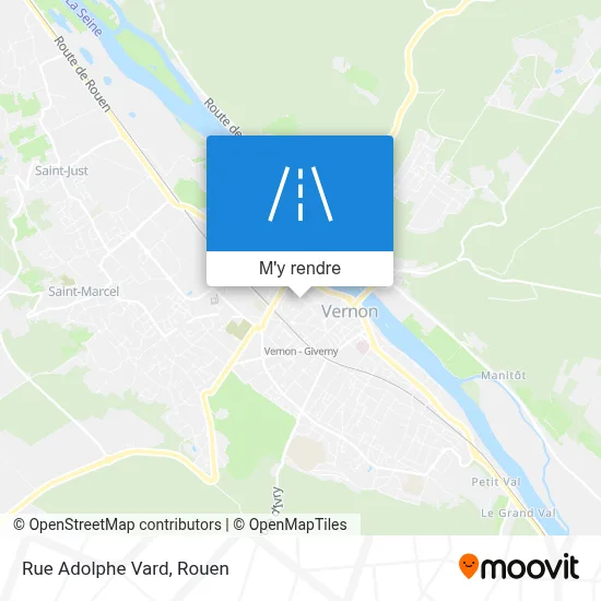 Rue Adolphe Vard plan