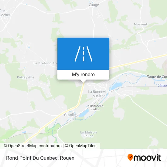 Rond-Point Du Québec plan