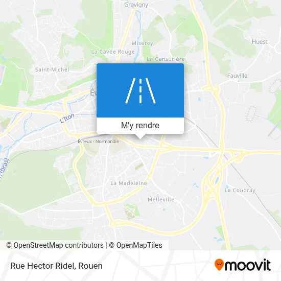 Rue Hector Ridel plan