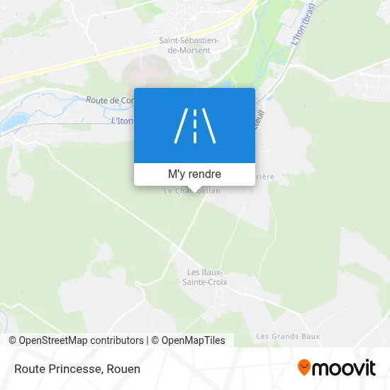 Route Princesse plan