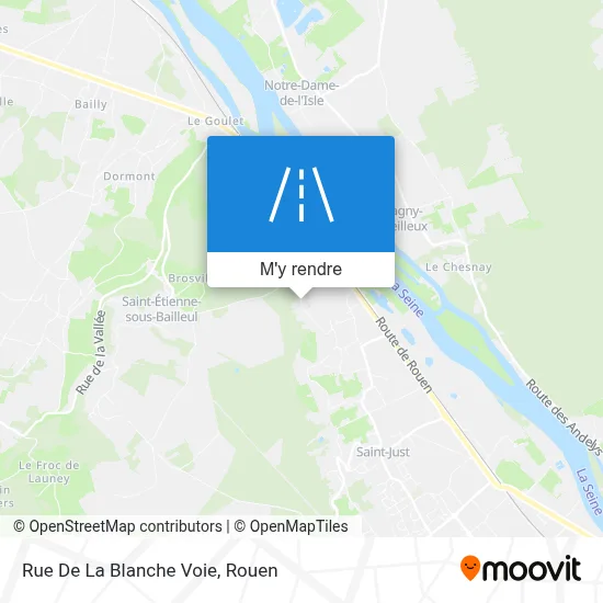 Rue De La Blanche Voie plan