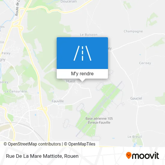 Rue De La Mare Mattiote plan