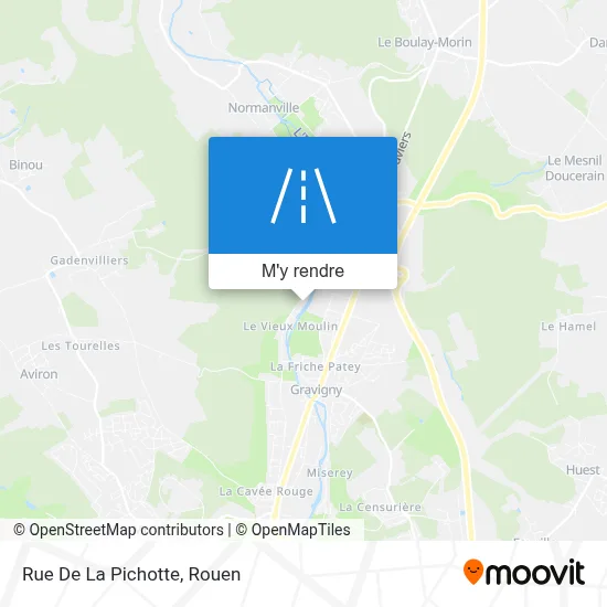 Rue De La Pichotte plan