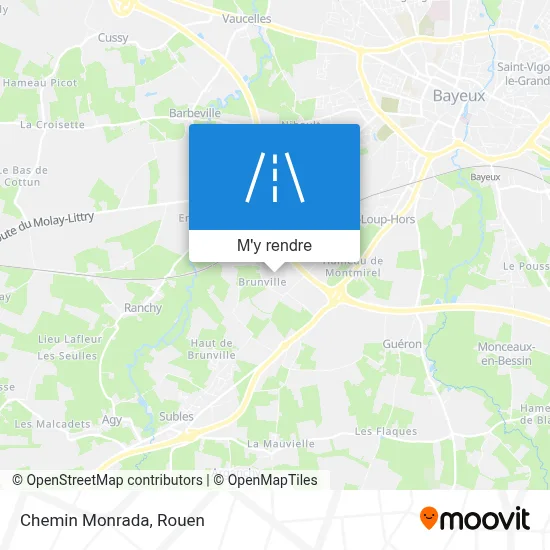 Chemin Monrada plan