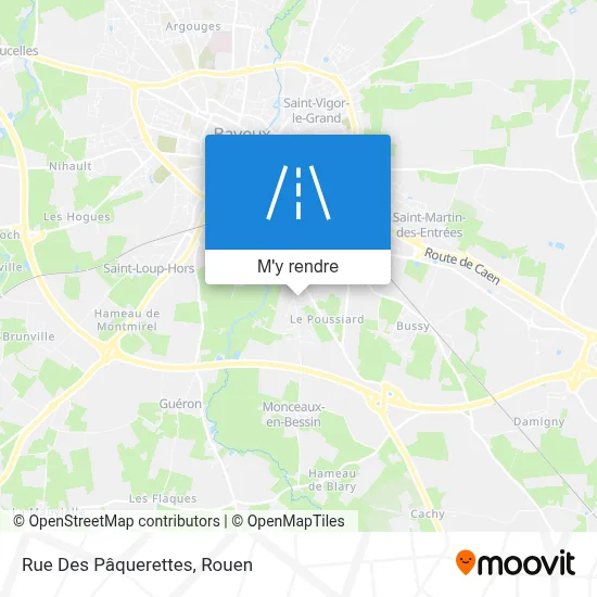 Rue Des Pâquerettes plan