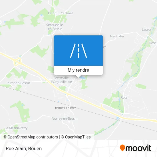 Rue Alain plan