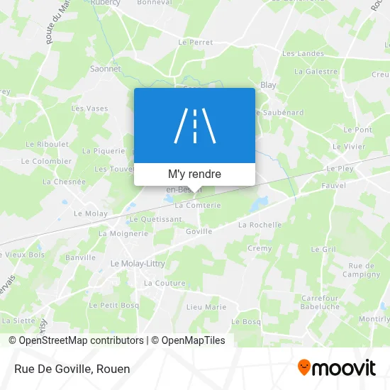 Rue De Goville plan
