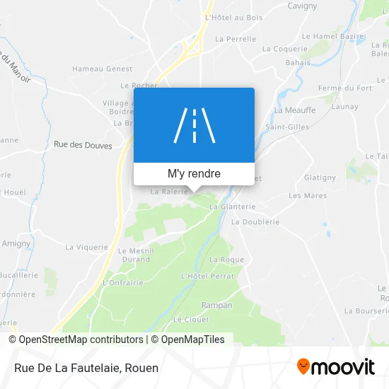 Rue De La Fautelaie plan
