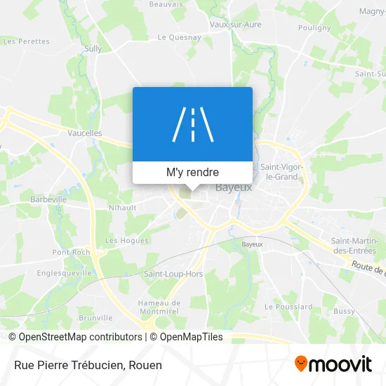 Rue Pierre Trébucien plan