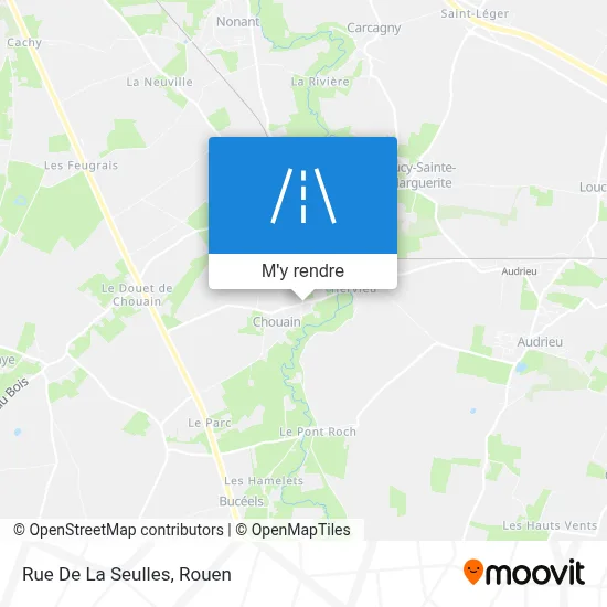 Rue De La Seulles plan