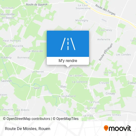 Route De Mosles plan