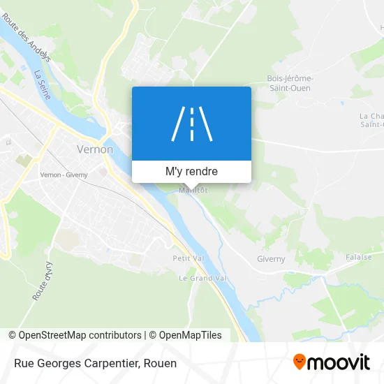 Rue Georges Carpentier plan
