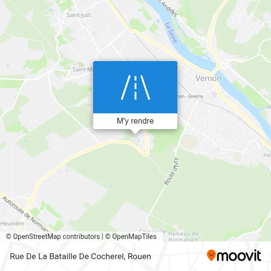 Rue De La Bataille De Cocherel plan