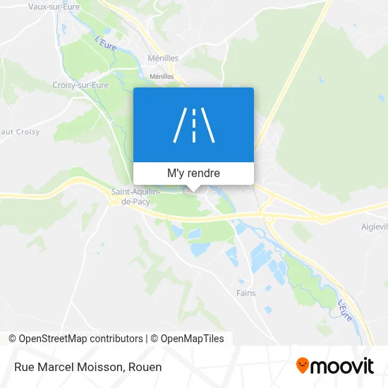 Rue Marcel Moisson plan