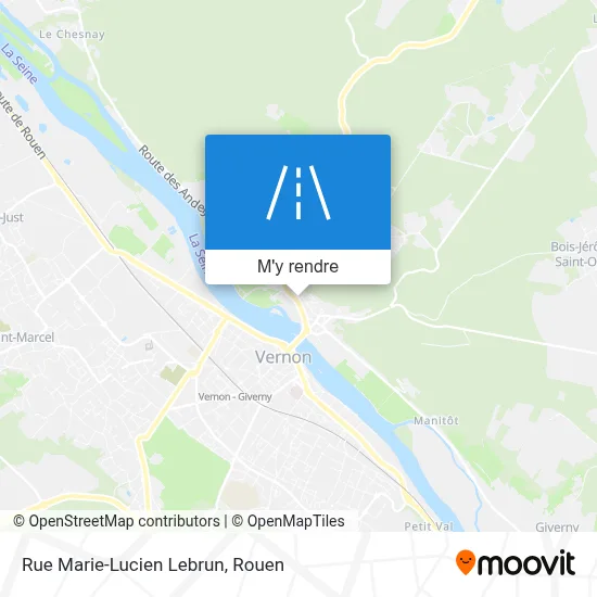 Rue Marie-Lucien Lebrun plan