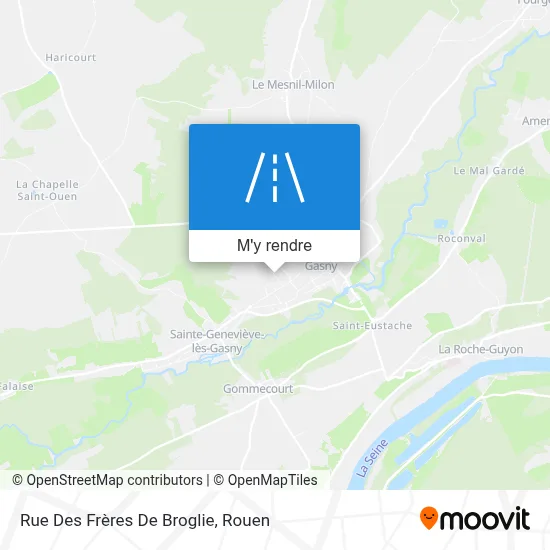 Rue Des Frères De Broglie plan