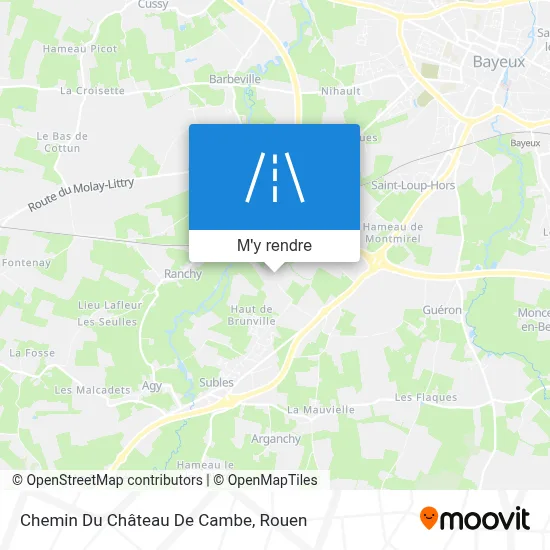 Chemin Du Château De Cambe plan