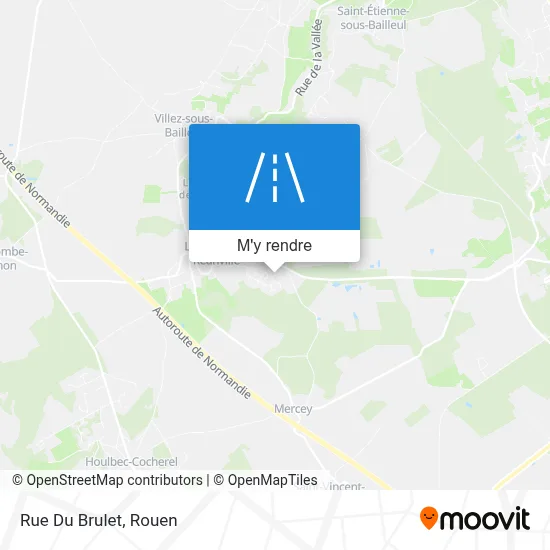 Rue Du Brulet plan