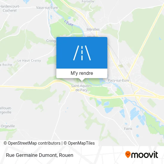 Rue Germaine Dumont plan