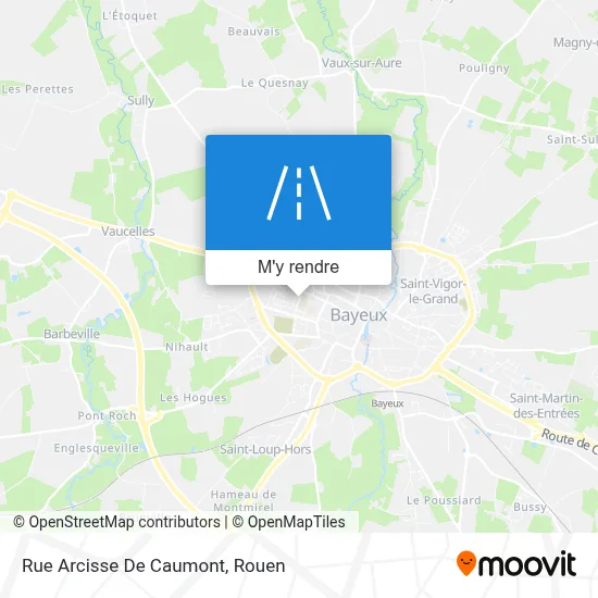 Rue Arcisse De Caumont plan