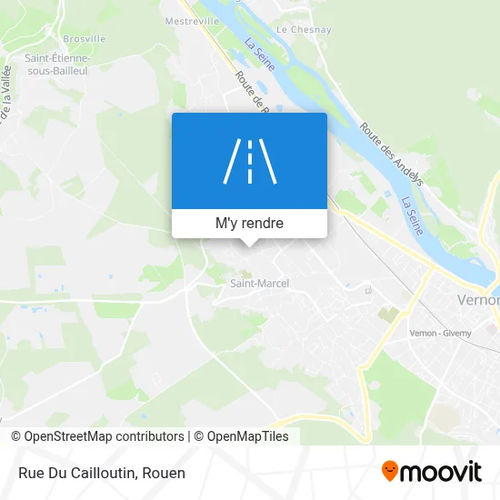 Rue Du Cailloutin plan
