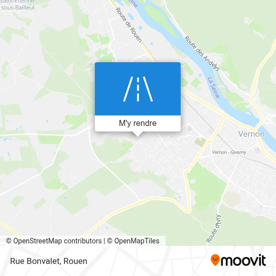 Rue Bonvalet plan