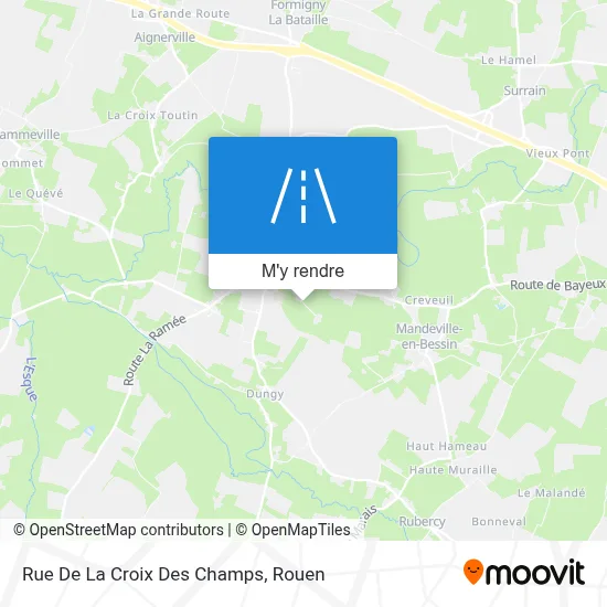 Rue De La Croix Des Champs plan