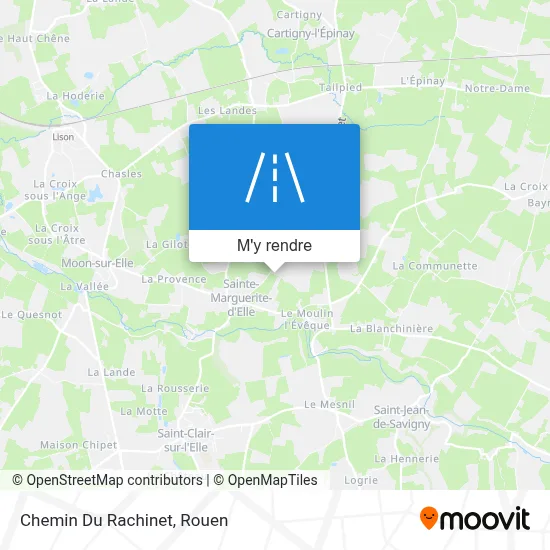 Chemin Du Rachinet plan