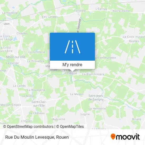 Rue Du Moulin Levesque plan