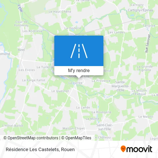 Résidence Les Castelets plan
