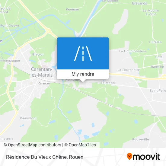 Résidence Du Vieux Chêne plan