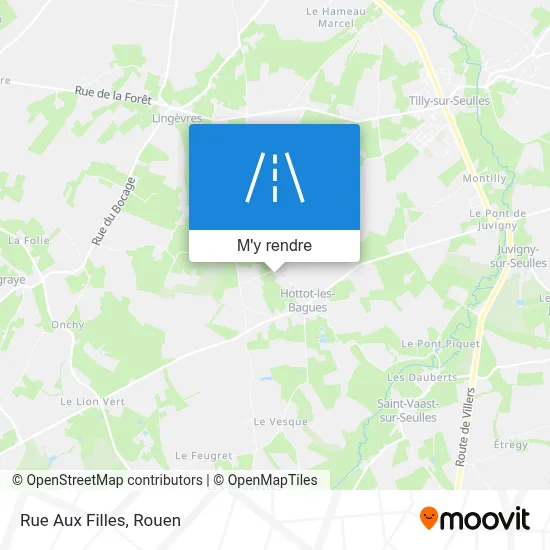Rue Aux Filles plan