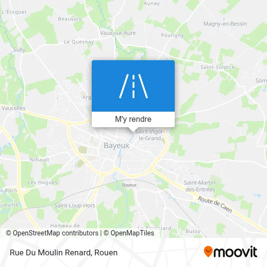 Rue Du Moulin Renard plan
