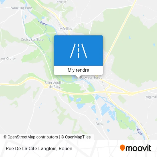 Rue De La Cité Langlois plan
